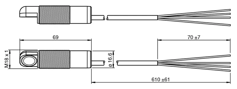 Ultrasonic sensor UB800-18GM40A-E5-610MM-Y — photo 3 of 4