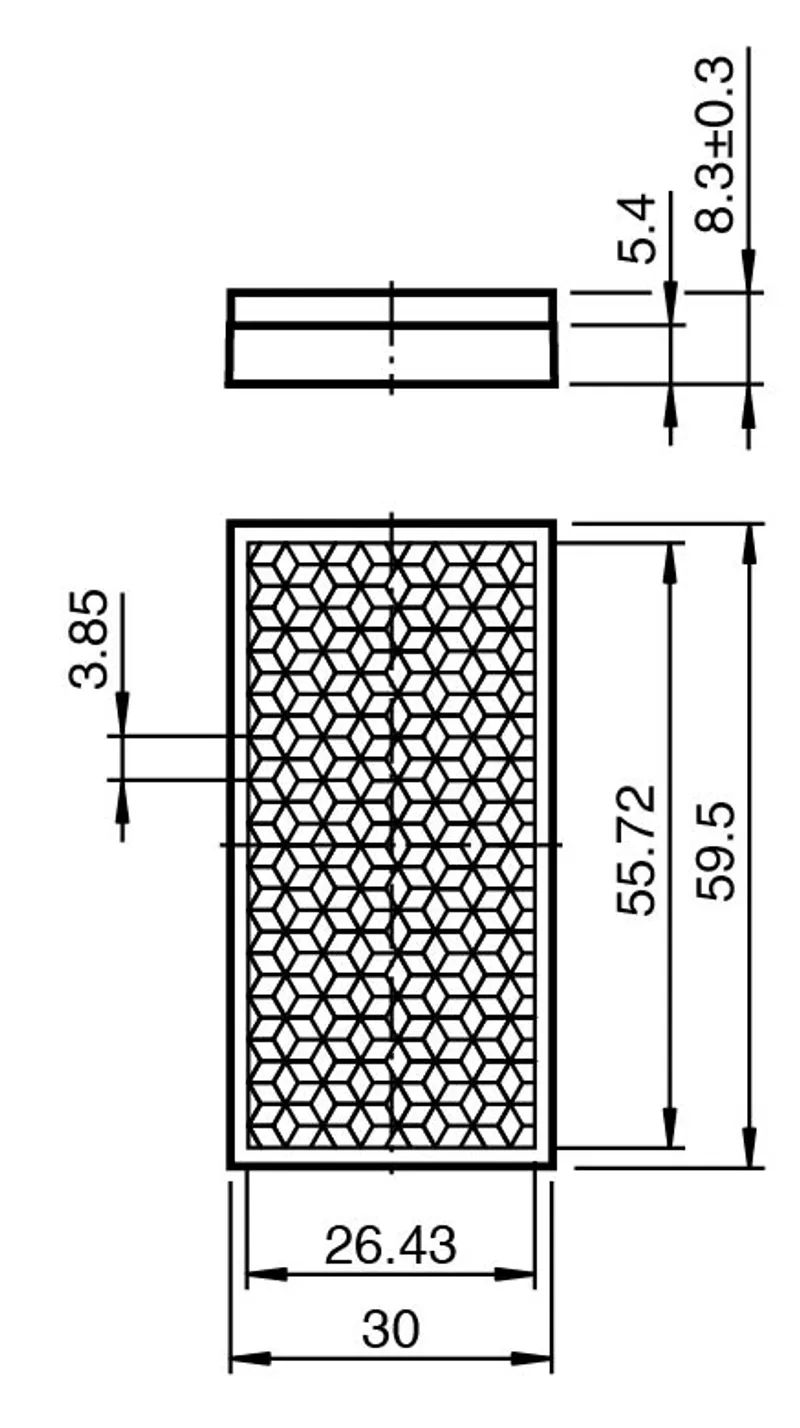 Pepperl Fuchs REF-A30x60 – Reflector — photo 3 of 3