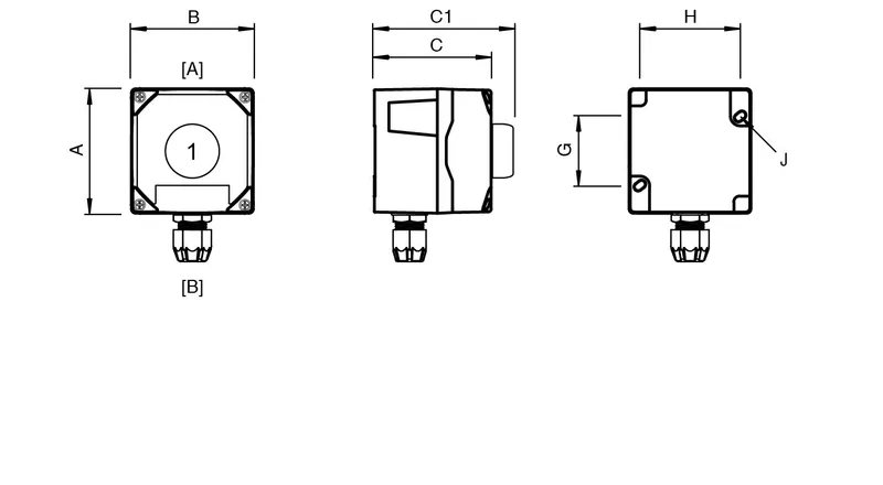 Pepperl Fuchs LRP1.D.S1OX.C.1 – Control Unit Ex e, Polyamide, Control Switch — photo 3 of 5
