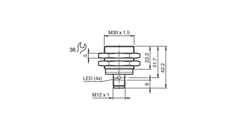 Inductive sensor NBB15-30GM25-E2-V1 — photo 3 of 5