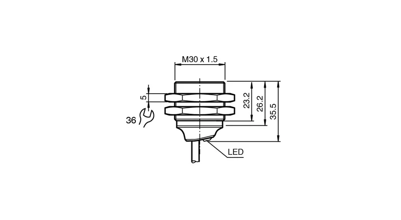Inductive sensor NBB15-30GM25-E3 — photo 3 of 4