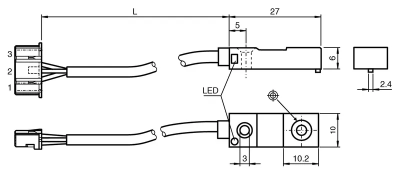 Inductive sensor NBN4-F29-E2-Y70170143 — photo 3 of 4