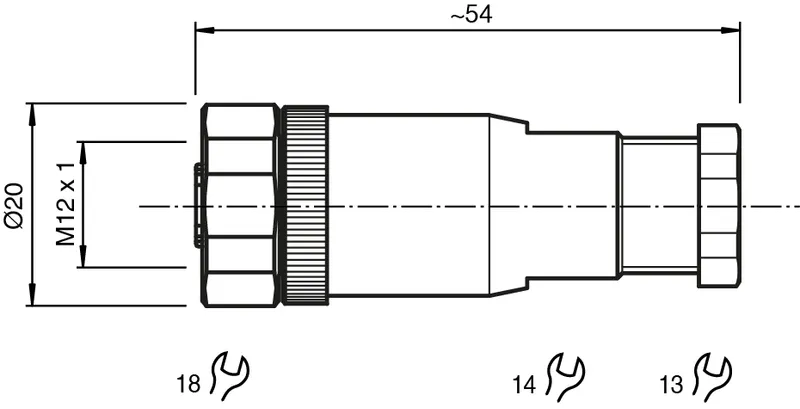 Pepperl Fuchs V1-GV4A-PG7 – Female connector, field-attachable — photo 3 of 3