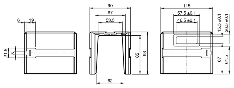 Pepperl Fuchs WCS3B-HSG-GN-D – Replacement housing with display cut-out — photo 3 of 3
