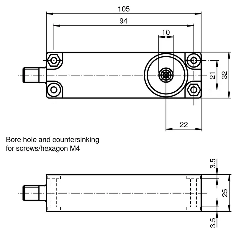 Ultrasonic sensor, transmitter UBE15M-F54-H1-V1 — photo 3 of 4
