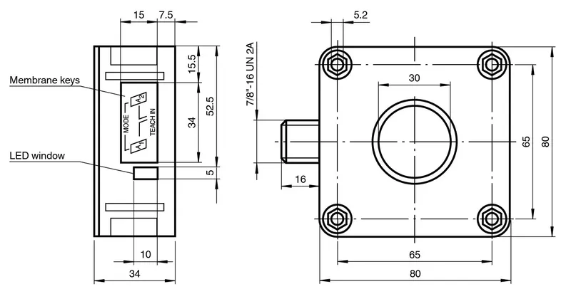 Ultrasonic sensor UB3000-F42-UK-V95 — photo 3 of 4