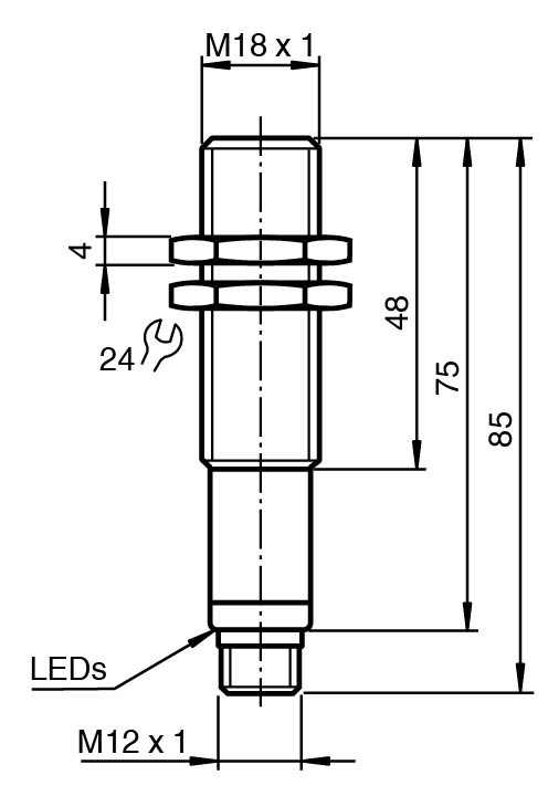 Ultrasonic sensor UB1000-18GM75-E4-V15 — photo 3 of 5