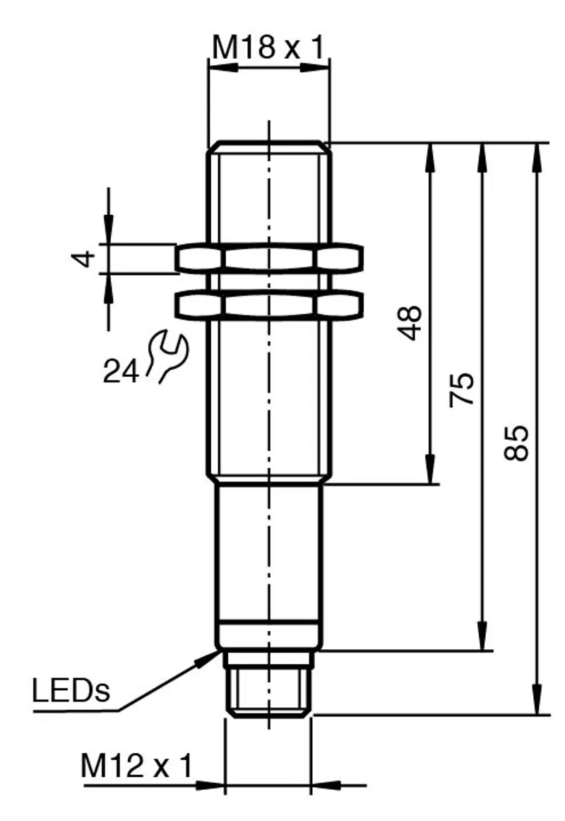 Ultrasonic sensor UB1000-18GM75-E4-V15 — photo 3 of 5