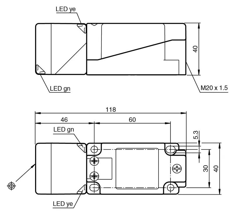 Pepperl Fuchs NBB20-U1-E2 – Inductive sensor — photo 3 of 4