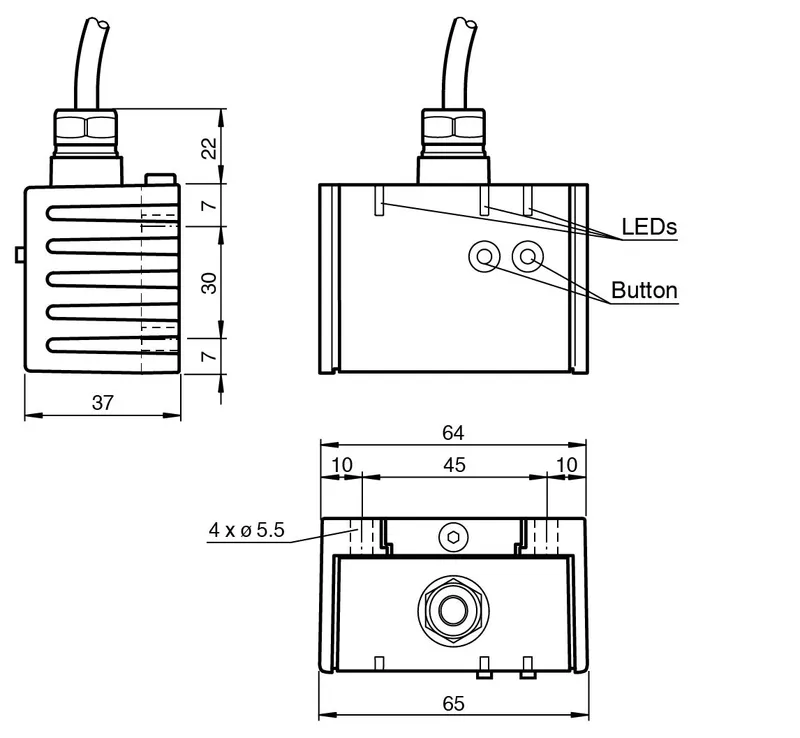 Pepperl Fuchs INX360D-F99-U2E2-5M – Inclination sensor — photo 3 of 4