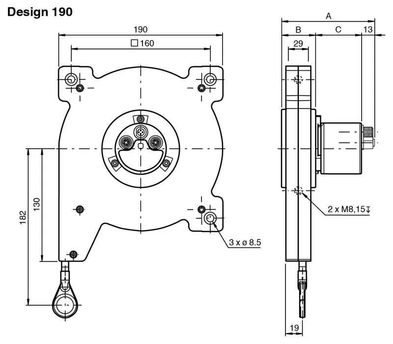 Pepperl Fuchs ECA10TL - PROFINET – Cable pull rotary encoder — photo 4 of 6