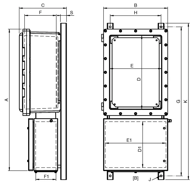 Pepperl Fuchs FP.*.FS* – Control and Distribution Panels Ex de in Aluminum/Stainless Steel — photo 3 of 4