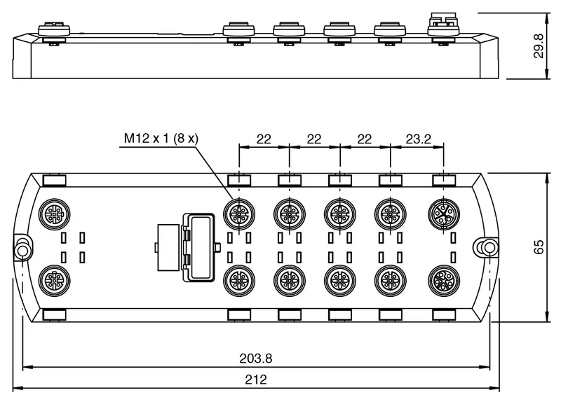 IO-Link master ICE2-8IOL-G65L-V1D — photo 3 of 4