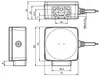 Optical reading head PXV100Q-F213-SSI-3M — photo 3 of 4 Optical reading head PXV100Q-F213-SSI-3M — photo 3 of 4