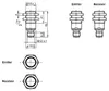 Thru-beam sensor (pair) OBE25M-18GK40-SA2-V1 — photo 3 of 6 Thru-beam sensor (pair) OBE25M-18GK40-SA2-V1 — photo 3 of 6