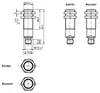 Thru-beam sensor (pair) OBE10M-18GM60-SE5-V1-IR-1C — photo 3 of 6