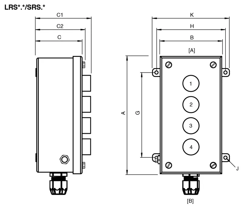 Terminal and Junction Boxes Ex e / Ex i with Return Flange, Stainless Steel SR.T* — photo 4 of 4
