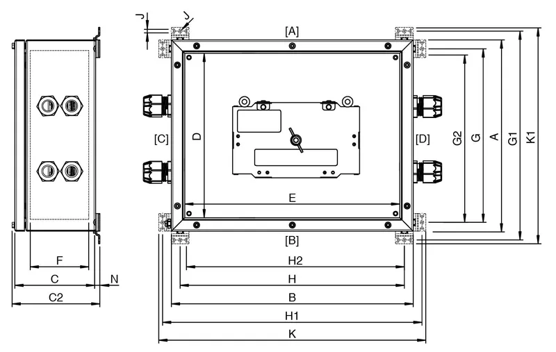FO Splice Boxes in Stainless Steel with Return Flange SR.TFO.* — photo 3 of 3