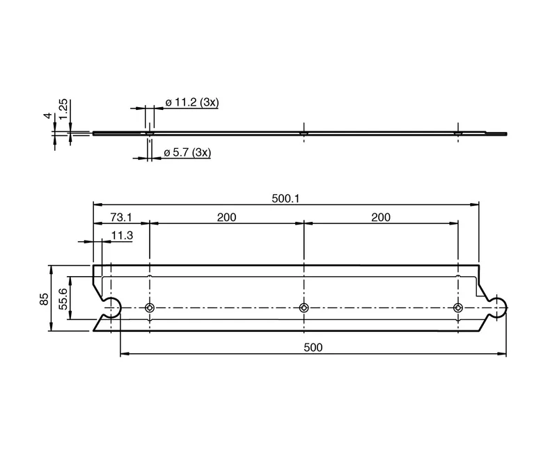 Pepperl Fuchs PGV-PR-GM-CONTROL500L – Countersunk profile rail — photo 3 of 3
