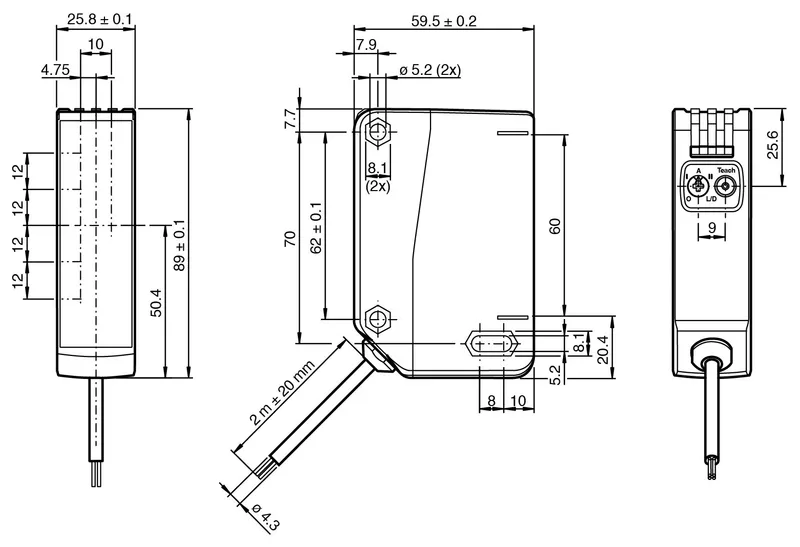 Retroreflective area sensor OGR4000-R305-2EP-IO — photo 3 of 4