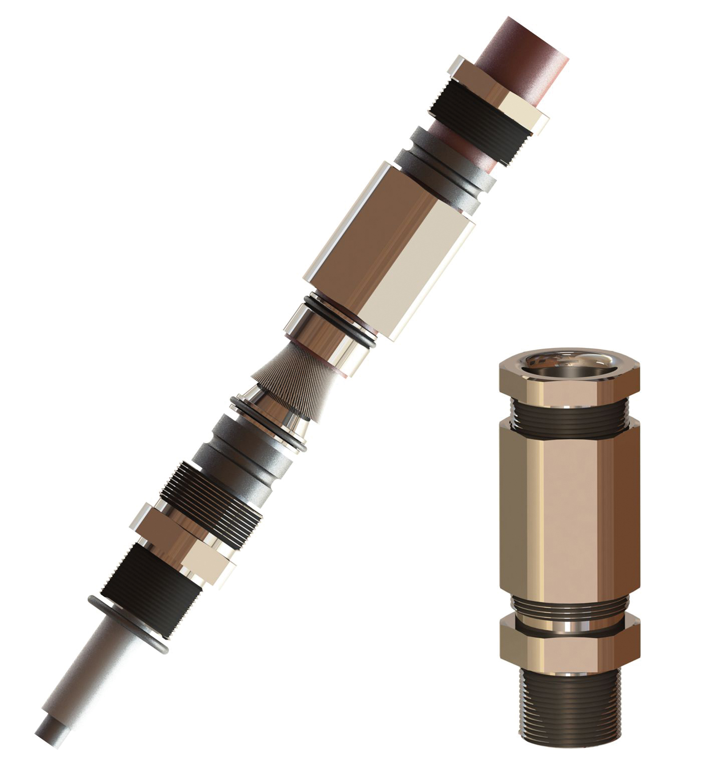Cable Glands, Metal, for armored Cables CG.AR.*.*.* — photo 2 of 4