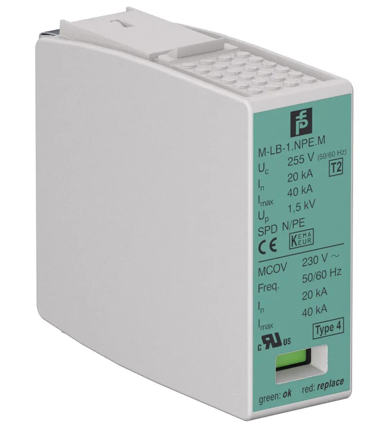 Pepperl Fuchs M-LB-1.NPE.M – Protection Module for Surge Protection Barrier — photo 2 of 3