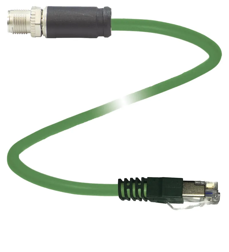 Connection cable, Ethernet V19SX-G-GN2,5M-PUR-E2S-V45-G — photo 2 of 4