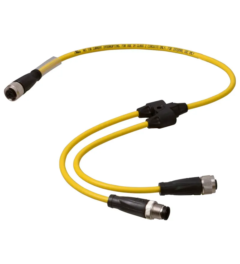 Pepperl Fuchs V1S/V1-YE0,15-PUR-A1-TEE-0,3-V1 – Y connection cable — photo 2 of 4