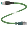 Connection cable, Ethernet V19S-G-GN3M-PUR-E2S-V45-G — photo 2 of 4