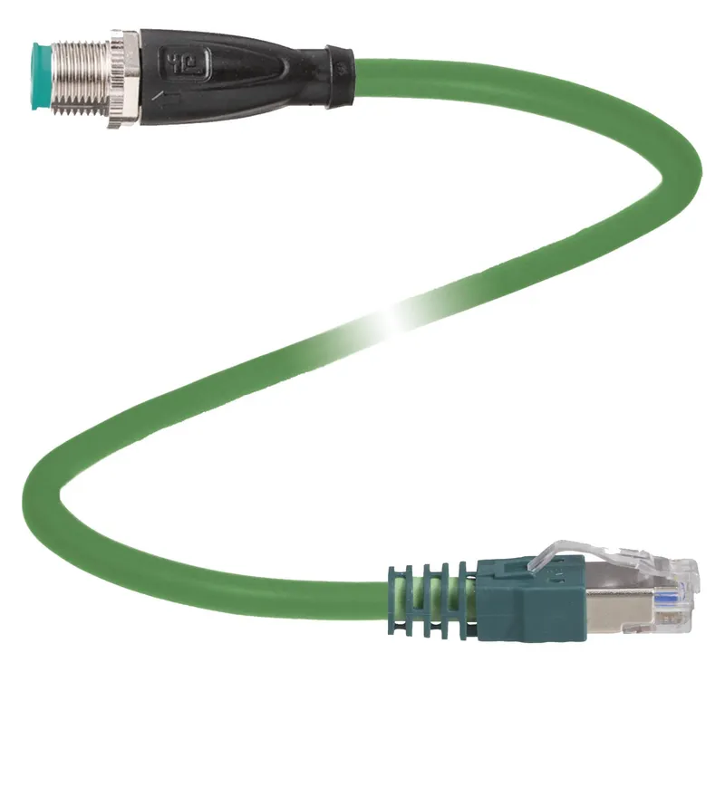 Connection cable, Ethernet V19S-G-GN3M-PUR-E2S-V45-G — photo 2 of 4