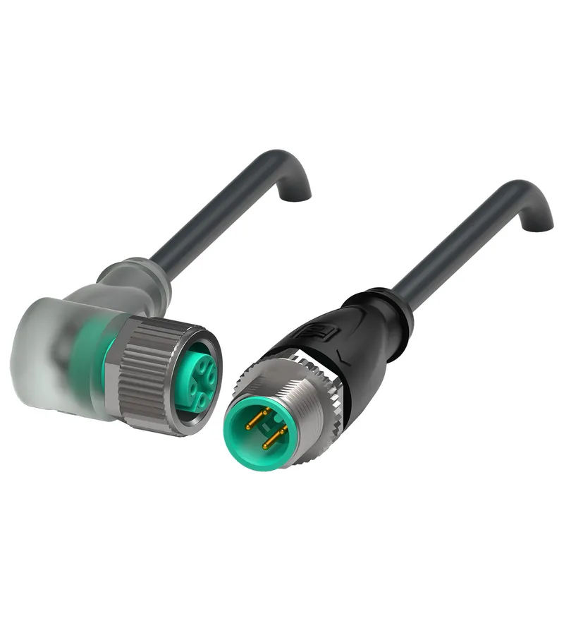 Connection cable V1-W-E8-BK1,5M-PUR-U-V1-G — photo 2 of 4