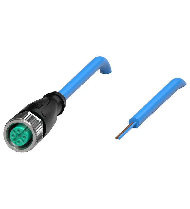 Cable connector, NAMUR V1-G-N-2M-PUR — photo 2 of 4