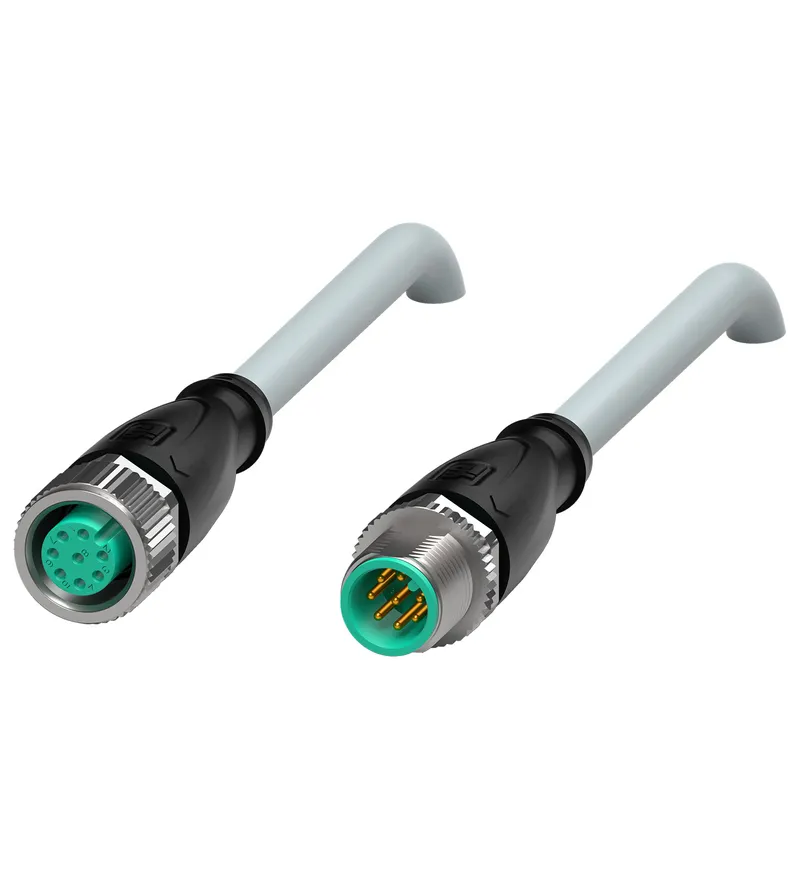 Connection cable, shielded V19-G-1,8M-PUR-ABG-V19-G — photo 2 of 4