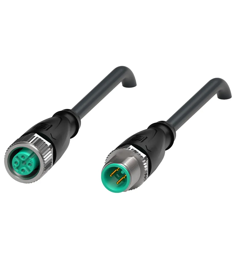 Connection cable, shielded V1-G-BK35M-PUR-U/ABG-V1-G — photo 2 of 4