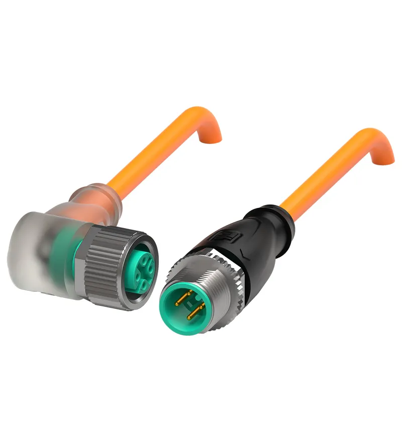 Connection cable V1-W-E8-OR1,5M-PUR-A-V1-G — photo 2 of 4