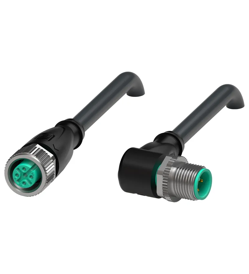 Connection cable, shielded V1-G-BK1,5M-PUR-U5/ABG-V1-W — photo 2 of 4