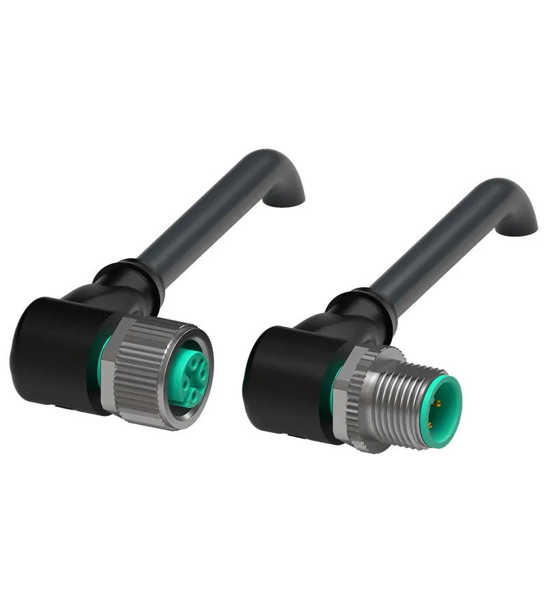 Connection cable, shielded V1-W-BK1M-PUR-O1S-V1-W — photo 2 of 4