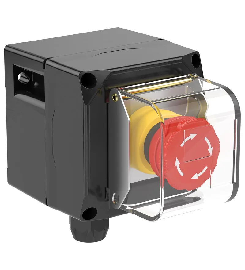 Pepperl Fuchs LRP1.D.E4CZAR.K.1 – Control Unit Ex e, Polyamide, Emergency Stop Button — photo 2 of 4