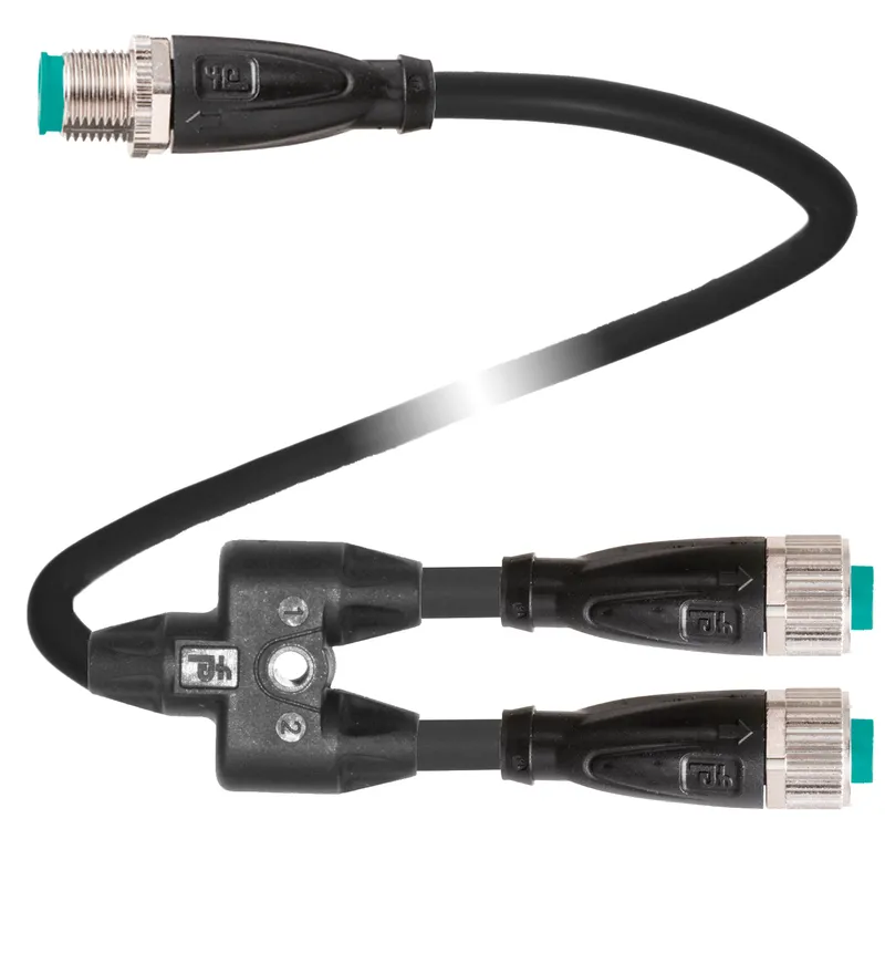 Pepperl Fuchs V1-G-1,5/0,5-PUR-U-TEE-1M-V1-G – Y connection cable — photo 2 of 4