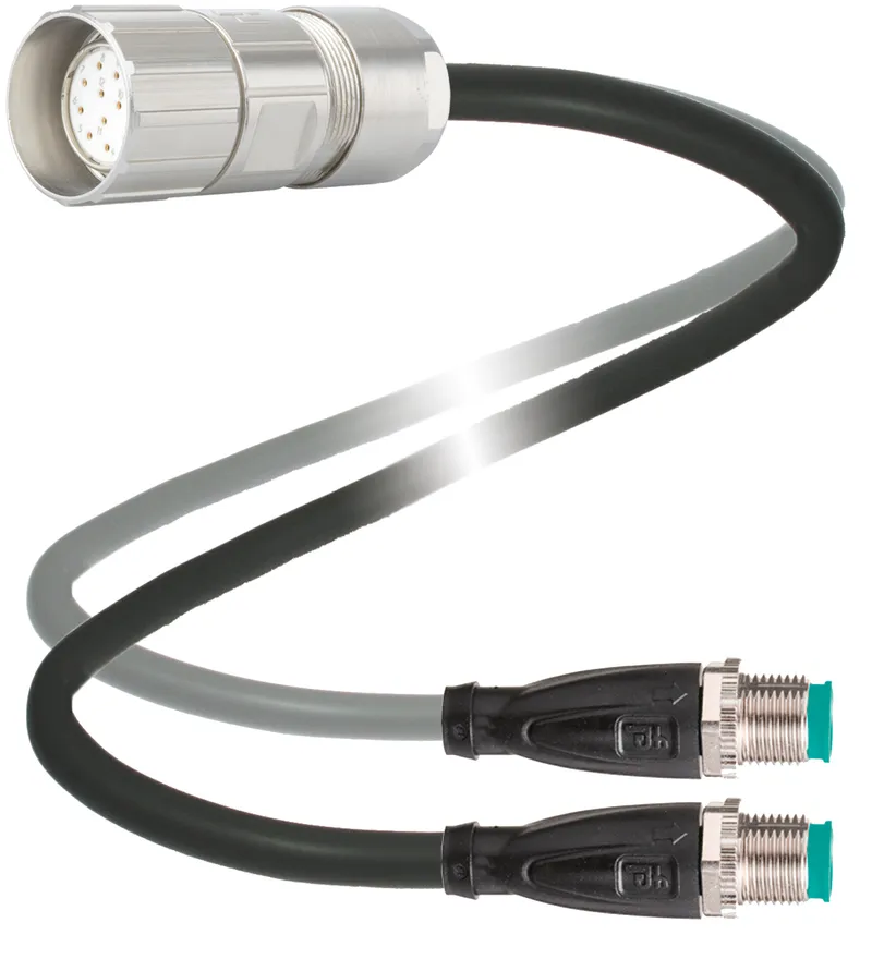Pepperl Fuchs V23-G-T-0,3M-PUR-TP-V19/V19-G – Y connection cable — photo 2 of 4