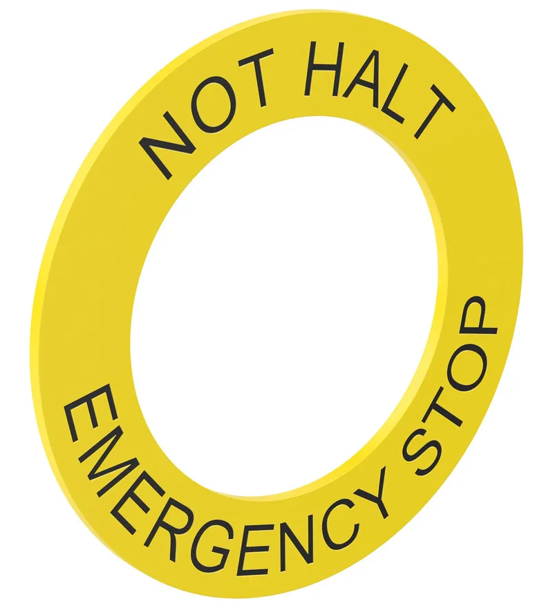 Emergency Stop Label CFP.ZEB.V2.SP — photo 2 of 4