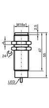 Inductive sensor NMB5-18GM55-E2-FE-5M — photo 3 of 4 Inductive sensor NMB5-18GM55-E2-FE-5M — photo 3 of 4