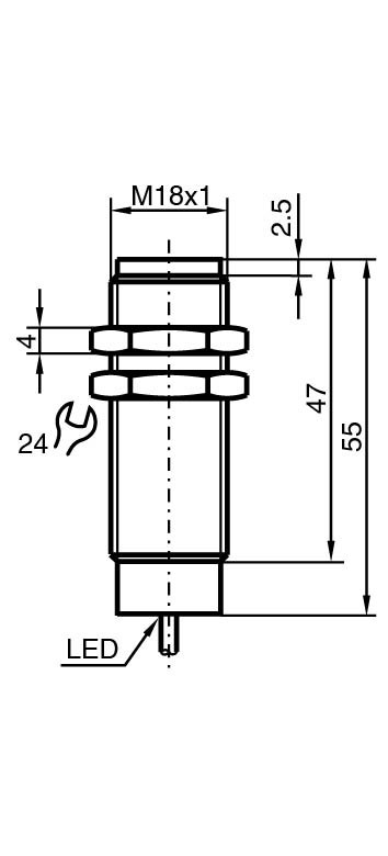 Inductive sensor NMB5-18GM55-E2-FE-5M — photo 3 of 4