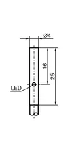 Pepperl Fuchs NBB0,8-4M25-E2 – Inductive sensor — photo 3 of 4