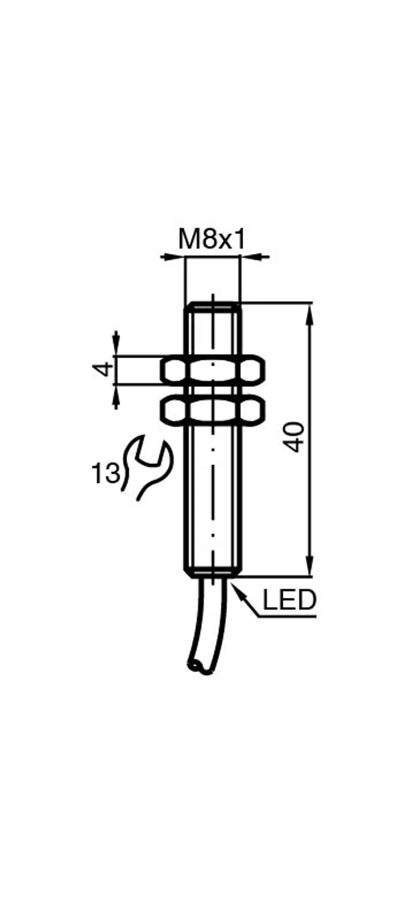 Inductive sensor NCB1,5-8GM40-Z0-10M-Y314871 — photo 3 of 4