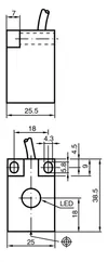 Inductive sensor NBN10-F10-E2 — photo 3 of 4 Inductive sensor NBN10-F10-E2 — photo 3 of 4