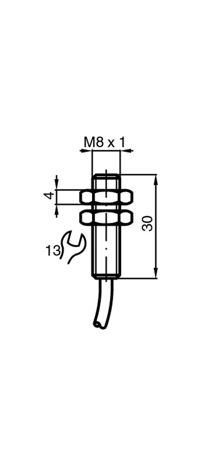 Inductive sensor NJ1,5-8GM-N-0,5M-V1-Y247834 — photo 3 of 5