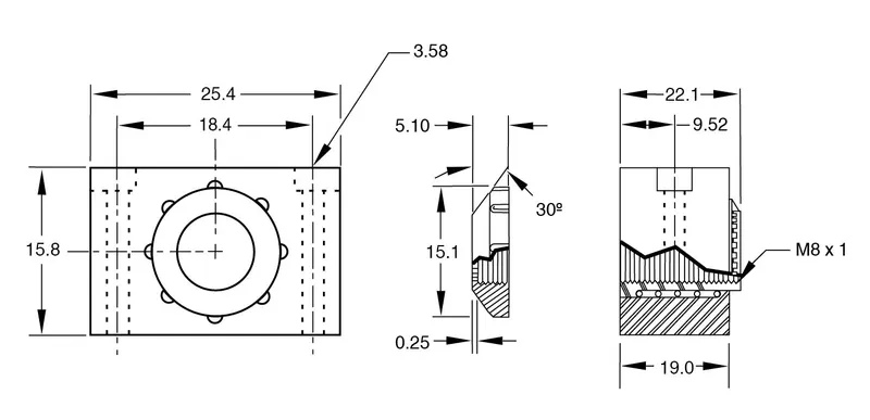 Pepperl Fuchs BCM-08 – Mounting Block — photo 3 of 3