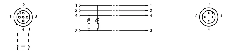 Connection cable V1-W-A2-1,5M-PUR-V1-G — photo 4 of 4