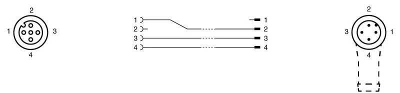 Connection cable V11-G-OR3M-PUR-A1-V1-W-Y168822 — photo 4 of 4